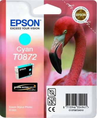Картридж C13T08724010 T0872 Epson ST PHOTO R1900 голубой ТЕХН (6034)
