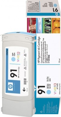 Картридж HP Designjet Z6100 (C9470A)  светло-голубой 775ml №91 ТЕХНОЛОГИЯ
