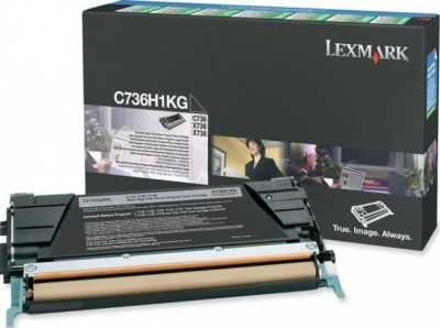 Lexmark C736H1KG Картридж черный {C73X/X73X (12 000 стр.)}