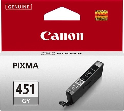 6527B001 Canon CLI-451GY Картридж для PIXMA MG6340, Серый, 780стр.