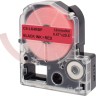 Картридж Cactus LK-4RBP (CS-LK4RBP) для Epson LabelWorks LW300/ LW400 /LW700/ LW600P/ LW1000P/ K400/ Z700/ Z900, чёрный на красном, 12мм х 9м