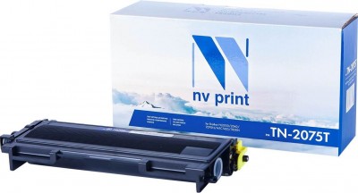 Картридж NV Print TN-2075T для принтеров Brother HL-2030R/ 40R/ 70NR/ FAX-2825R/ 2920R/ DCP-7010R/ 25R/ MFC-7420R/ 7820NR, 2500 страниц