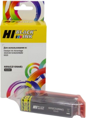 Картридж Hi-Black (HB-CZ109AE) для HP DJ IA 3525/ 5525/ 4515/ 4525, №655, Bk