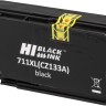 Картридж Hi-Black (HB-CZ133A) для HP DJ T120/ T520, №711XL, 73 мл., Bk
