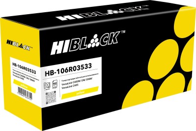 Тонер-картридж Hi-Black (HB-106R03533) для Xerox VersaLink C400/ C405, Y, 8K