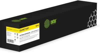 Картридж Cactus 006R01271 (CS-WC7132Y) Yellow для Xerox WorkCentre 7132/ 7232/ 7242, жёлтый, 8000 стр.