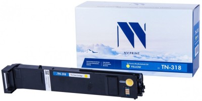Картридж NV Print TN-318 Желтый для принтеров Konica Minolta bizhub C20, 8000 страниц