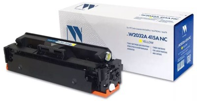 Картридж NV Print W2032A 415A (NV-W2032A-415AYNC) Yellow (без чипа) для HP Color LaserJet Pro M479/  M454/ M480/ M455, жёлтый, 2100 стр.