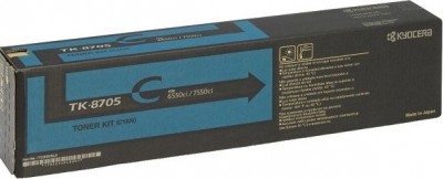 TK-8705C (1T02K9CNL0) оригинальный картридж Kyocera для принтера Kyocera TASKalfa 6550ci/7550ci cyan (30 000 стр)