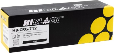 Картридж Hi-Black Cartridge 712 (HB-CRG-712) для Canon i-SENSYS LBP3010/ LBP3018/ LBP3050/ LBP3100/ LBP3108/ LBP3150, чёрный, 2000 стр.