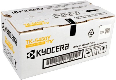 Картридж Kyocera TK-5450Y (1T0C0DANL0) Yellow оригинальный для Kyocera ECOSYS PA2600cx/ PA2600cwx/ MA2600cfx/ MA2600cwfx, жёлтый, 3200 страниц
