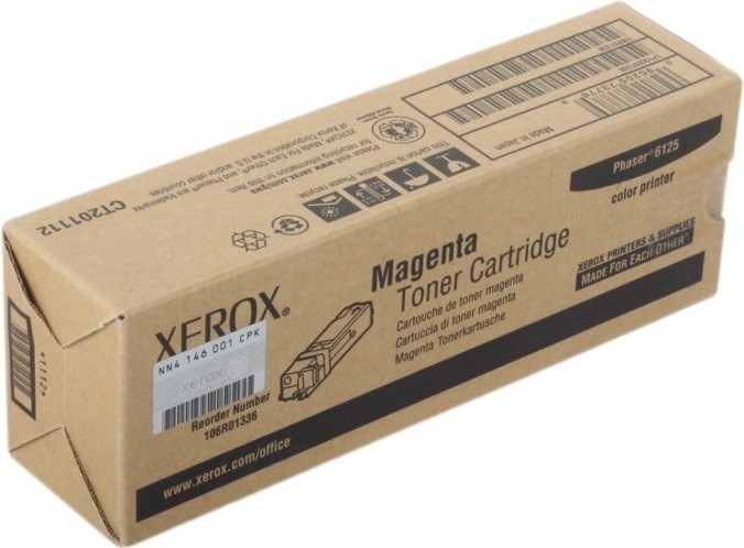Картридж XEROX PHASER 6125 (106R01336) пурпурный 1к оригинальный
