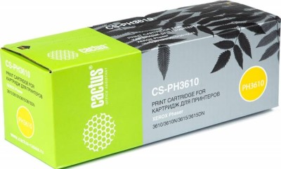 106R02721 Картридж Cactus CS-PH3610 для принтеров Xerox Phaser 3610/3610N/3615/3615DN/3610DN/WorkCentre 3615/3615DN черный (5 900 стр.)