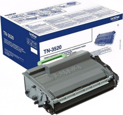 TN-3520 оригинальный картридж Brother для принтеров Brother HL-L6400DW, HL-L6400DWT, MFC-L6900DW, MFC-L6900DWT black (20 000 стр.)
