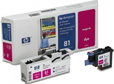 Картридж №81 для HP DJ 5000 (C4952A) пурпурная головка ТЕХНОЛОГИЯ ОРИГ