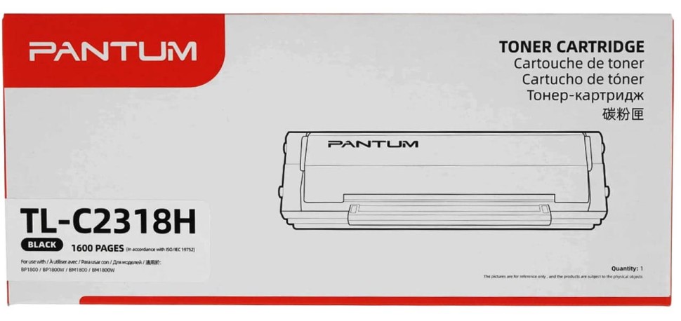 Картридж Pantum TL-C2318H оригинальный для Pantum BM1800/ BM1800W/ BP1800/ BP1800W, чёрный, 1600 стр.