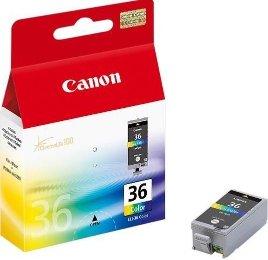 1511B001 Canon CLI-36Color Картридж для Mini Pixma 260, Цветной, 250стр.