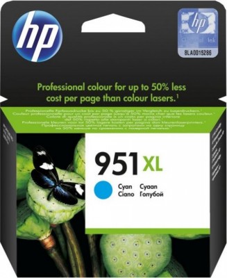Картридж HP Officejet Pro 8100/8600 (CN046AE) голубой 16ml №951XL 0120328    