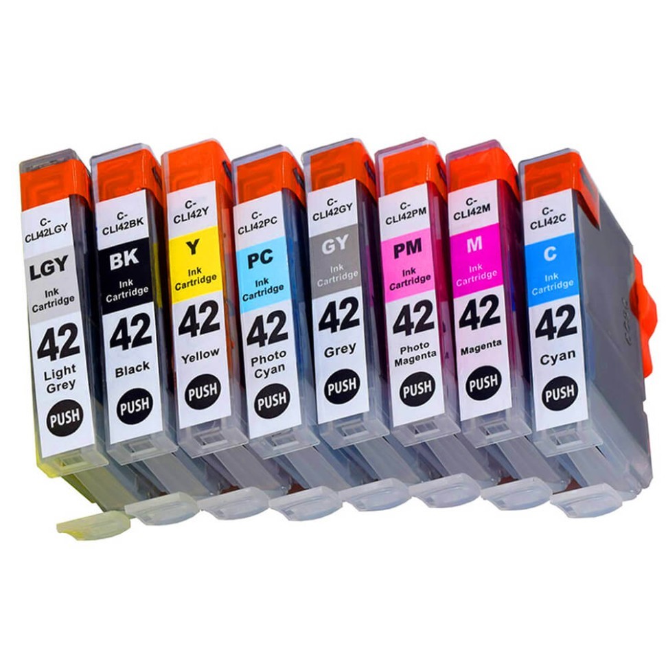 Набор картриджей NV Print CLI-42 (NV-6384B010) для Canon Pixma PRO-100/ PRO-100S, 8 цветов