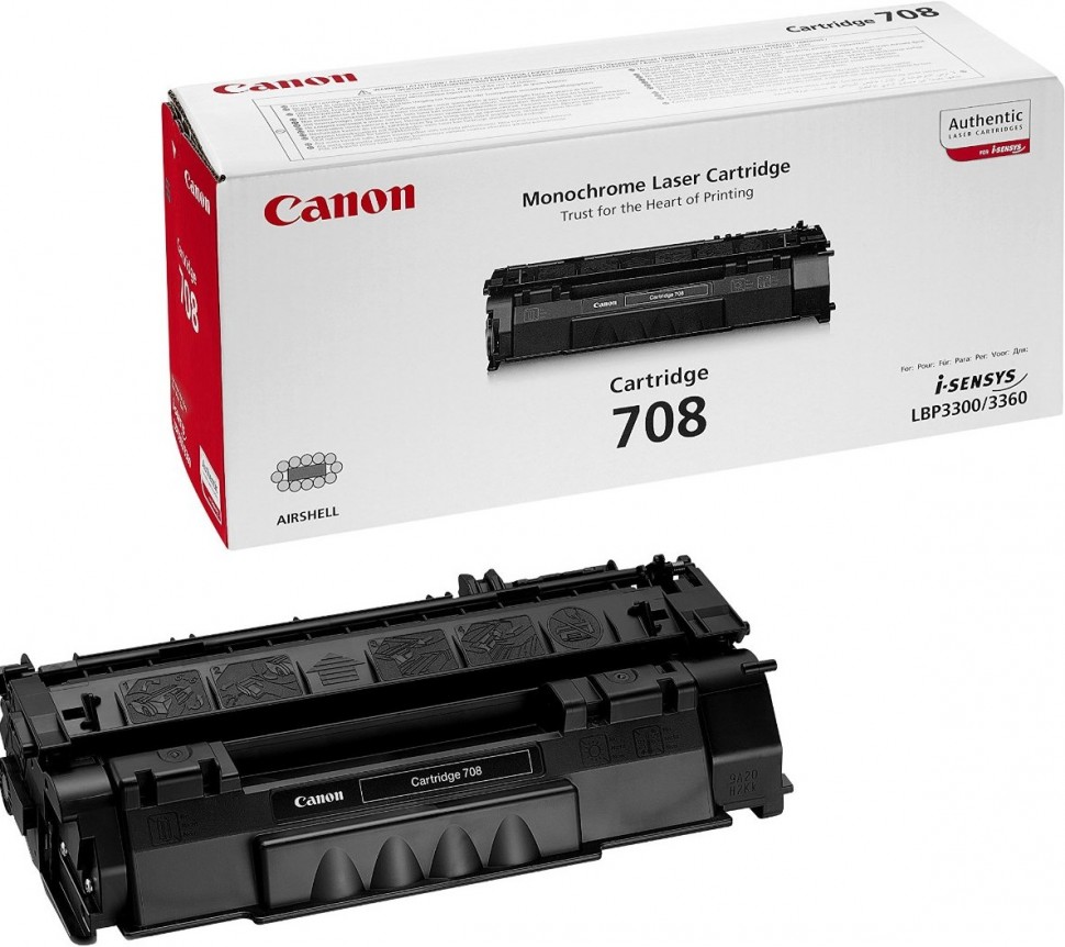 Canon 708L 0266B002 оригинальный картридж для принтера Canon LBP-3300, 3360 black 2500 страниц