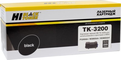Тонер-картридж Hi-Black (HB-TK-3200) для Kyocera Ecosys P3260dn/ M3860idn/ M3860idnf, 40K