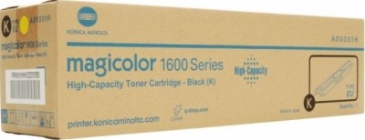 Konica-Minolta A0V301H Тонер-картридж, Black {mc1600W/1650EN/1680MF/1690MF, (2500стр.)}