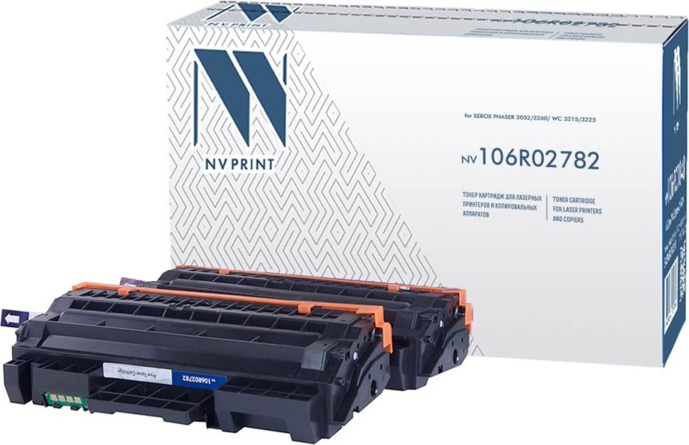 Картридж NV Print 106R02782 (NV-106R02782T) для Xerox WorkCentre 3215/ 3225, Phaser 3052/ 3260, 2 шт., 6000 стр.