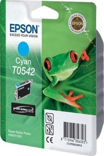 C13T05424010 Картридж Epson T0542 для Stylus Photo R800 (голубой) (cons ink)