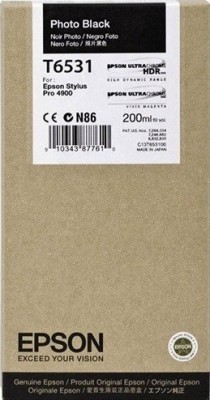 C13T653100 Картридж Epson Stylus Pro 4900 Ink Cartridge (200ml) : Photo Black