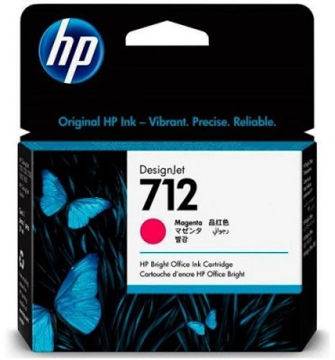 Картридж HP №712 (3ED68A) Magenta оригинальный для HP DesignJet T230/ T250/ T630/ T650, пурпурный, 29 мл