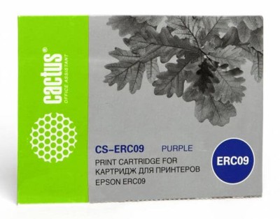 Картридж Cactus ERC09 (CS-ERC09) Purple для Epson ERC09, пурпурный, 4ммх0,21м, 150000 знаков