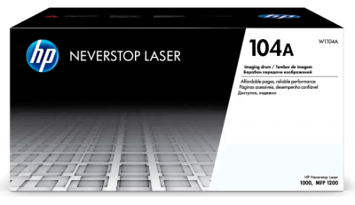 HP W1104A Оригинальный блок фотобарабана 104A для HP Neverstop Laser 1000a 4RY22A черный, 20000 страниц