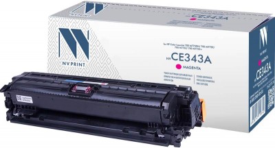 Картридж NV Print CE343A Пурпурный для принтеров HP LaserJet Color Enterprise 700 M775dn/ M775f/ M775z/ M775z+, 16000 страниц