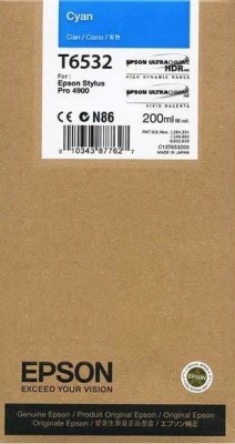 C13T653200 Картридж Epson Stylus Pro 4900 Ink Cartridge (200ml) : Cyan