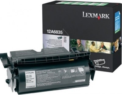 12A6835 оригинальный картридж Lexmark для принтера Lexmark T52x, black, 20000 страниц