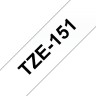 Brother TZE-151 Картридж  для термопринтера {P-Touch с лентой 24 мм черный на прозрачном}