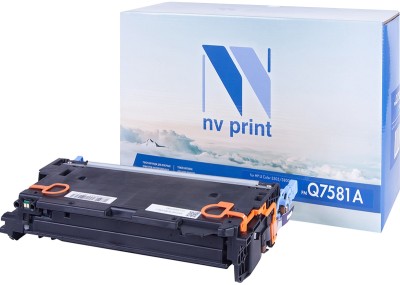 Картридж NV Print Q7581A Cyan для HP Color LJ CP3505/3800, 6 000 к.