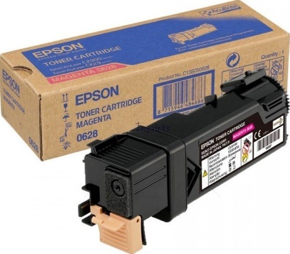 C13S050628 оригинальный картридж Epson для принтера Epson C2900/CX29 AcuLaser magenta.
