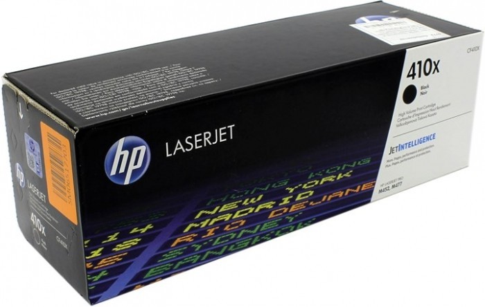 CF410X (410X) оригинальный картридж HP Black для принтера HP LaserJet M452/ 477, 6500 страниц