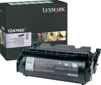 Картридж Lexmark 12A7460 черный 5000 копий