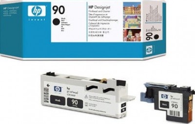 Картридж №90 для HP DJ 4000/4500 (C5054A) черн головка+чист.кар-ж ТЕХНОЛОГИЯ ОРИГ