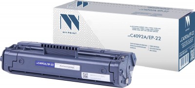 Картридж NV Print C4092A/ EP-22 для принтеров HP LaserJet 1100/ 1100a/ 3200/ 3220/ Canon Laser Shot LBP1120/ 800/ 810, 2500 страниц