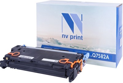 Картридж NV Print Q7582A Yellow для HP Color LJ CP3505/3800, 6 000 к.