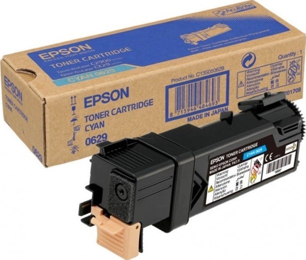 C13S050629 оригинальный картридж Epson для принтера Epson C2900/CX29 AcuLaser cyan.