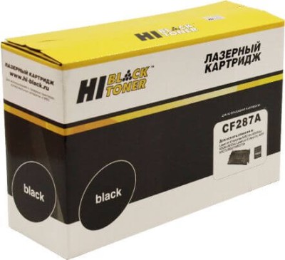 Картридж Hi-Black (HB-CF287A) для HP LJ M506dn/ M506x/ M527dn/ M527f/ M527c, 9K