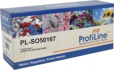 Картридж ProfiLine S050167 (PL-S050167) для Epson EPL 6200/ 6200L, 3000 стр.