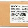 Картридж Ricoh SP C430E (821282/ 821205/ 821095) оригинальный для Ricoh Aficio SP C430DN/ C431DN/ C440DN, жёлтый, 24000 стр.