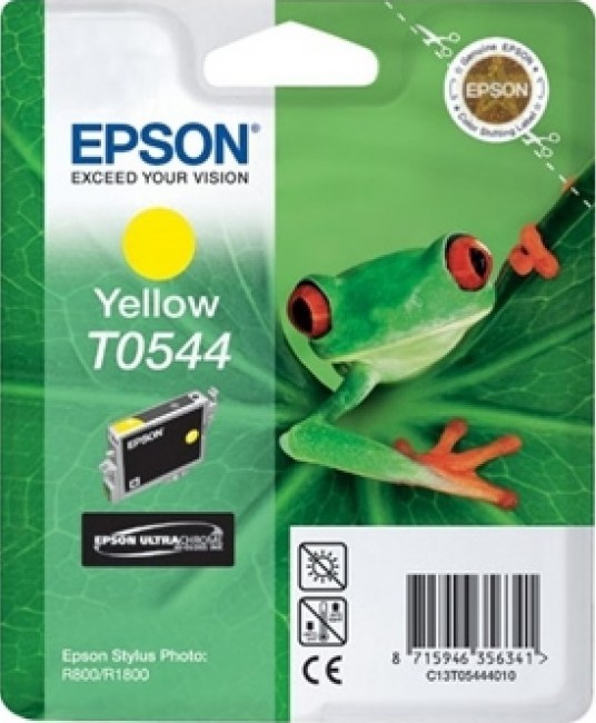 C13T05444010 Картридж Epson T0544 для Stylus Photo R800 (желтый) (cons ink)