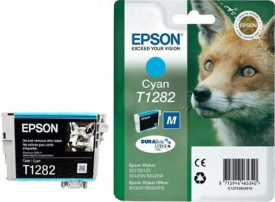 Картридж Epson C13T12824010 T1282 3,5ml голубой 260 копий в технологической упаковке