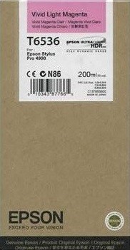 C13T653600 Картридж Epson Stylus Pro 4900 Ink Cartridge (200ml) : Vivid Light Magenta